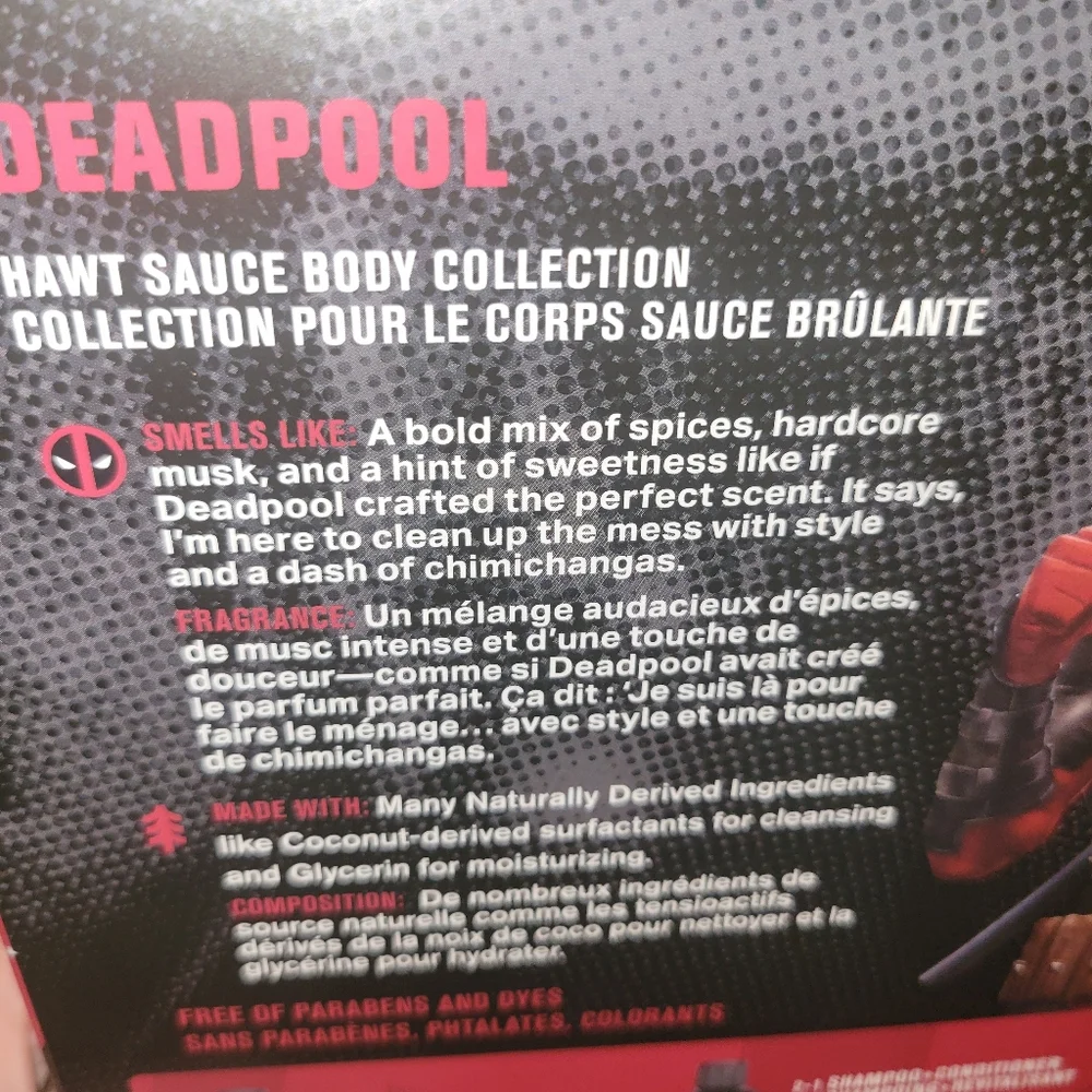 Marvel Deadpool Red and Black Body Collection